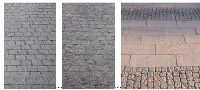 Darstellung taktile Strukturen der Bodenbeläge